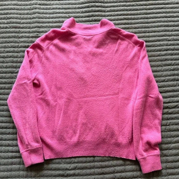 J.Crew Pink Flamingo Women’s Cashmere Sweater - Picture 3 of 7